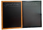 Bảng đen menu khung gỗ