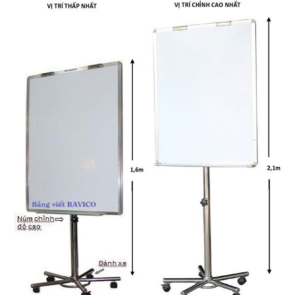 Bảng flipchart plus viết bút lông từ Hàn Quốc KT 80x120cm