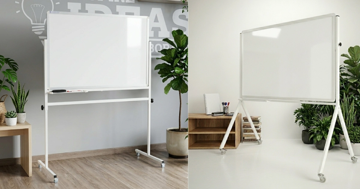 Bảng viết bút lông có chân tại thành phố hồ chí minh loại chân chữ T và chân chữ Y