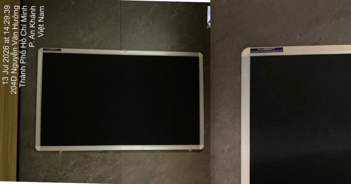 Bảng viết phấn treo tường giá rẻ tại hồ chí minh