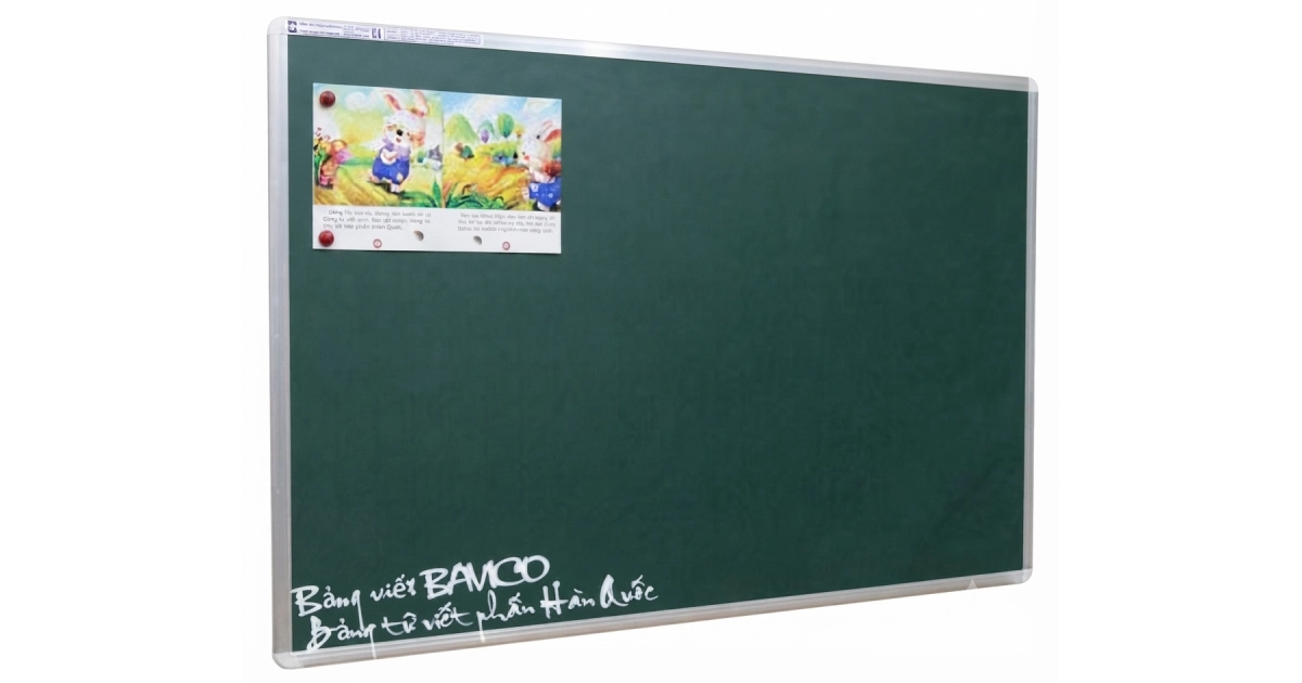 Bảng viết phấn treo tường giá rẻ tại Hồ Chí Minh mặt bảng từ Hàn Quốc
