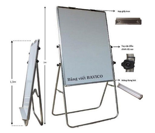 Bảng Fipchart xếp gọn KT 60x100cm (Xem thêm các cỡ khác)