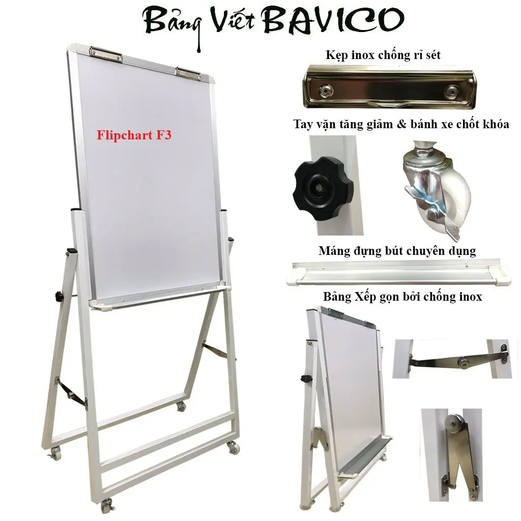 bảng trắng viết bút lông có chân xếp gọn quận 1 2 3 4 5 6 7 8 9 10 11 12 TP HCM