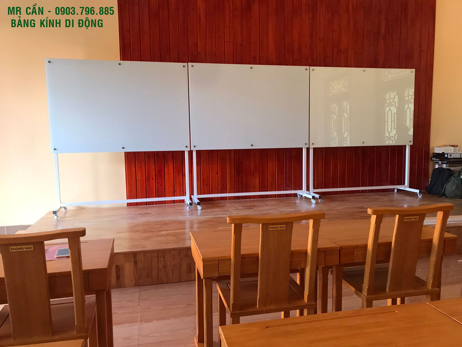 Bảng Viết Bút Lông Bằng Kính 8LY38 Có Chân KT 80x120cm (Mời xem thêm các kích thước khác) - Ảnh 3