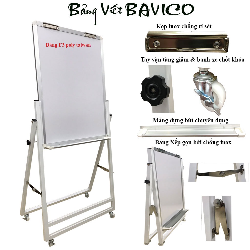 Bảng kẹp giấy flipchart các loại - Ảnh 2