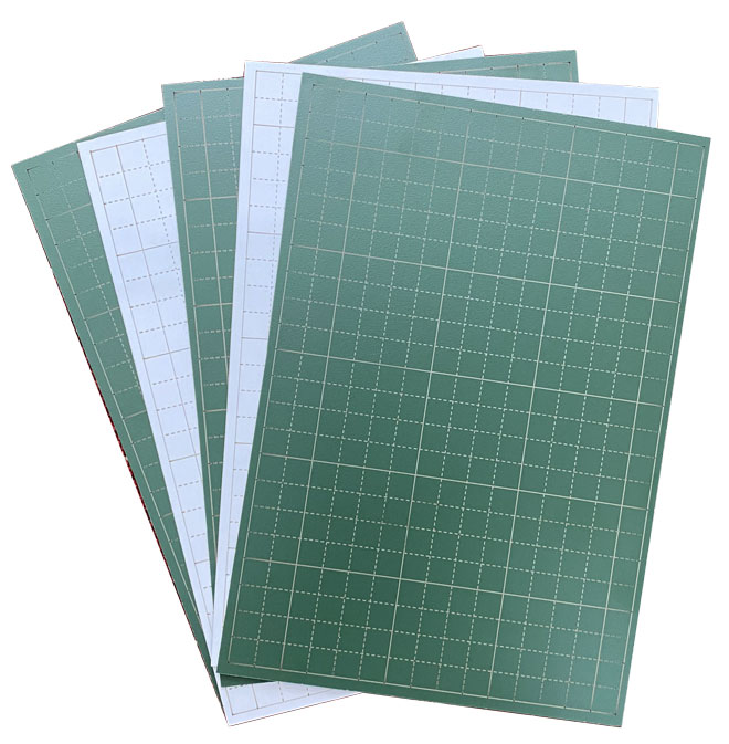 Bảng con học sinh hai mặt viết phấn và viết bút lông cao cấp Greenlam (Mẫu mới)