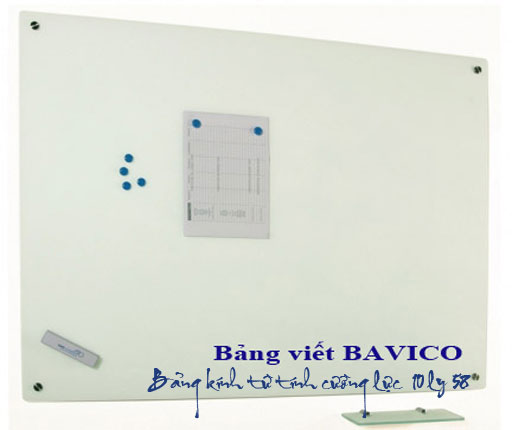 Bảng kính từ tính cường lực ghép 80x120cm 10ly58