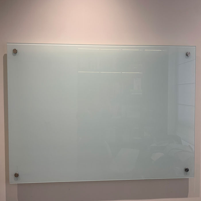 Bảng kính cường lực 8 ly ép pp trắng sữa KT 60x100