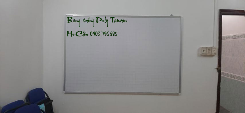 Bảng trắng viết bút lông Poly Taiwan 80x120cm (Click xem giá cỡ khác)