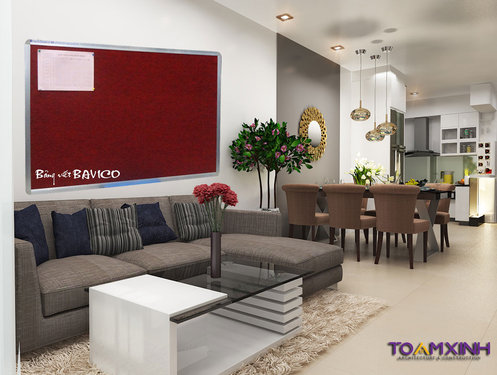 Bảng ghim nỉ đa năng BAVICO kích thước 80x120cm (xem thêm cỡ khác)