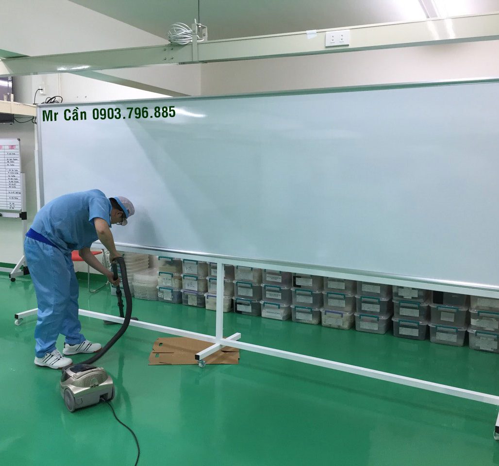 Bảng trắng hai mặt Từ Hàn Quốc có chân 80x120cm (Click xem giá kích thước khác)