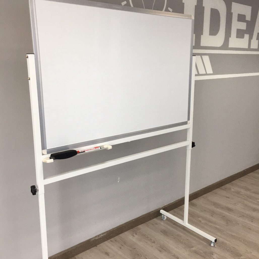 Bảng trắng 1 mặt di động Polytaiwan 80x120