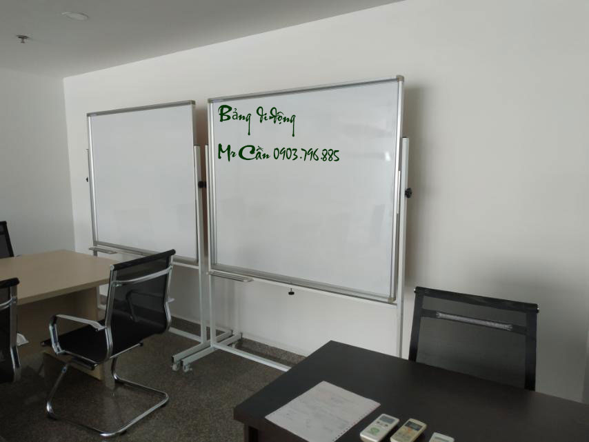 Bảng trắng ấn độ di động hai mặt cao cấp kích thước 80x120cm (xem thêm các kích cỡ)
