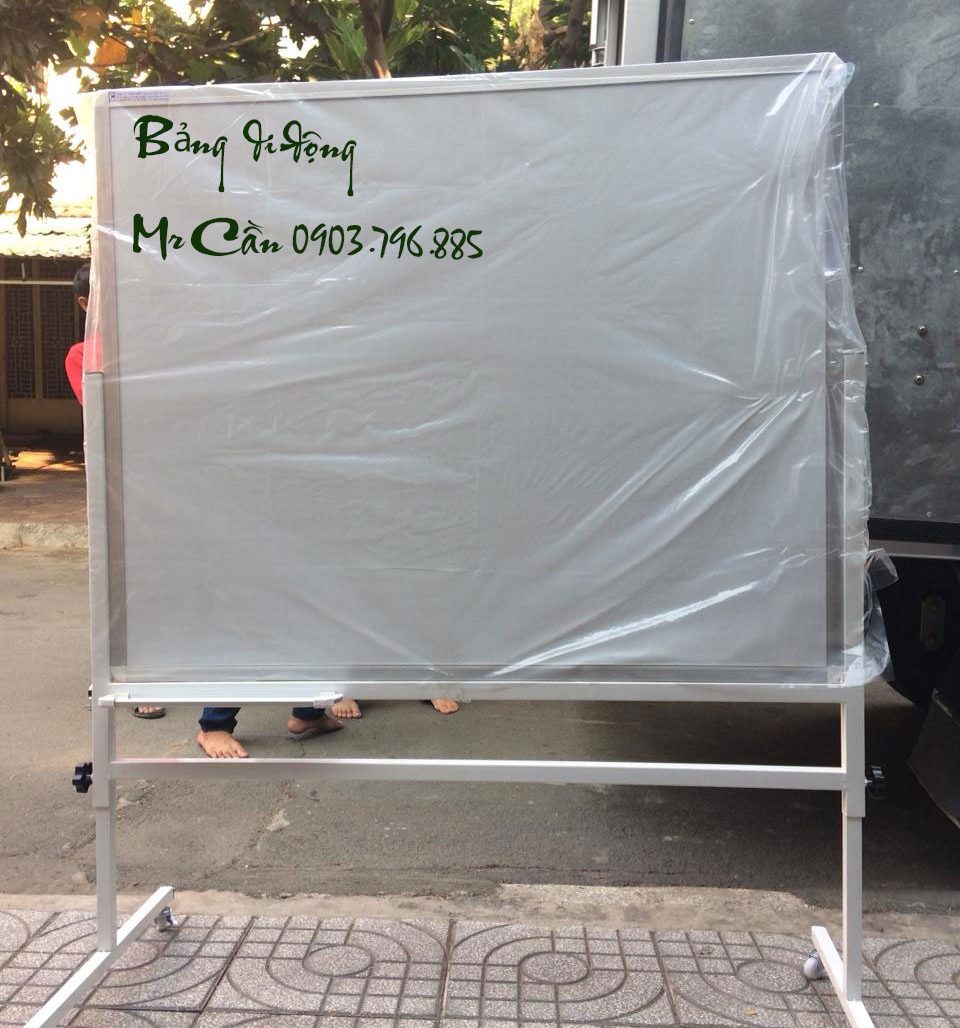 Bảng trắng ấn độ di động một mặt viết bút lông cao cấp kích thước 80x120cm (xem thêm các kích cỡ)