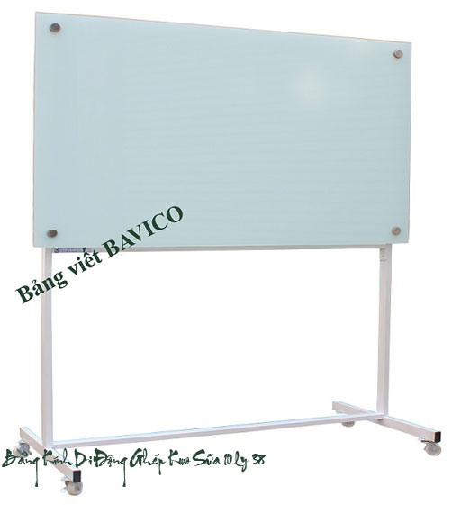 Bảng Kính Di Động Ghép Keo Sữa 8ly38 kích thước 80x120cm (xem thêm các kích cỡ)