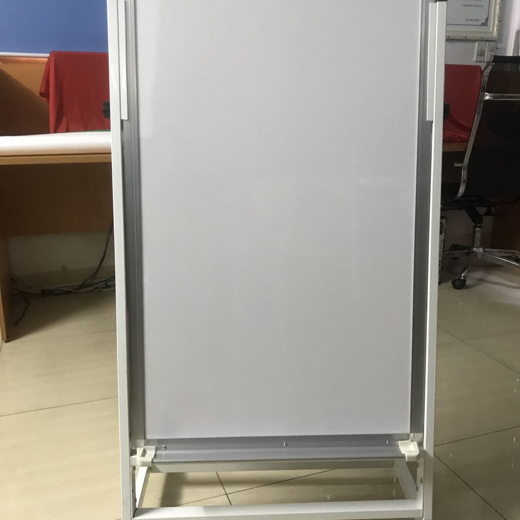 Bảng trắng viết bút lông có chân Flipchart F4từ Hàn Quốc KT80x120cm ( Xem thêm kích thước khác)