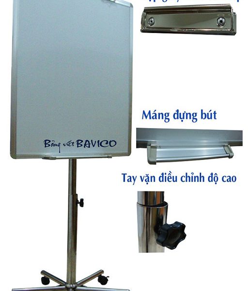 Bảng kẹp giấy A0- Flipchart Plus KT 80x120cm