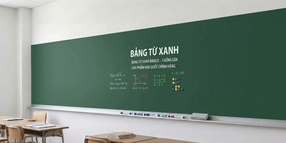 Bảng dán tường viết phấn từ Hàn Quốc