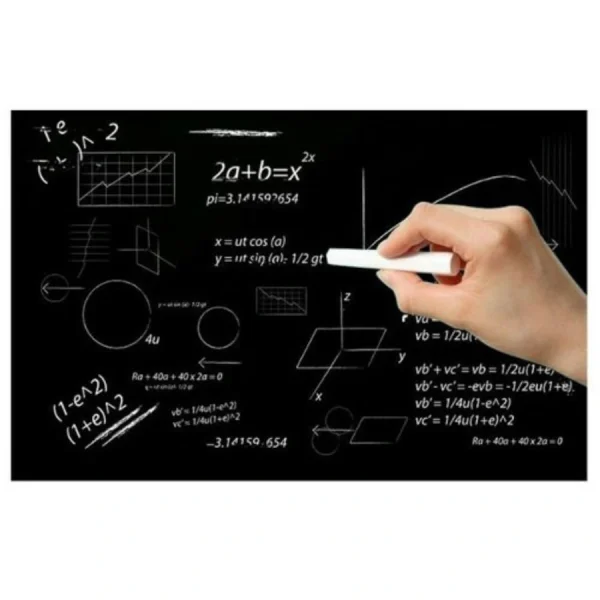 Bảng đen dán tường không khung viết phấn