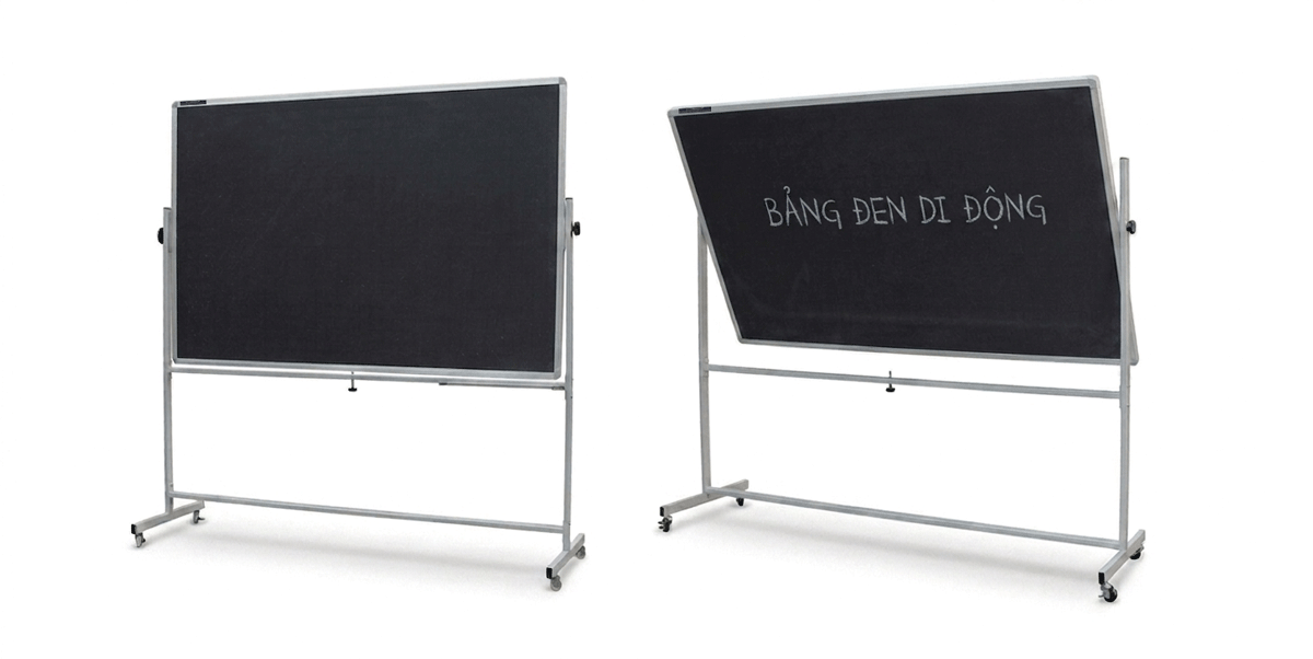 Bảng di động 2 mặt viết phấn Polytaiwan