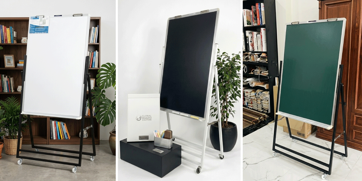 Bảng học sinh có chân xếp gọn
