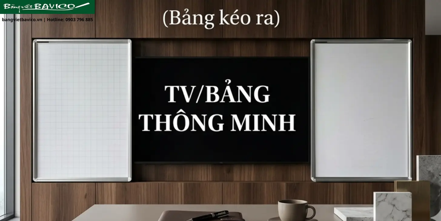 Bảng Trượt Ngang 2 Lớp 2 Bảng trượt ngang 2 lớp phối hợp TV