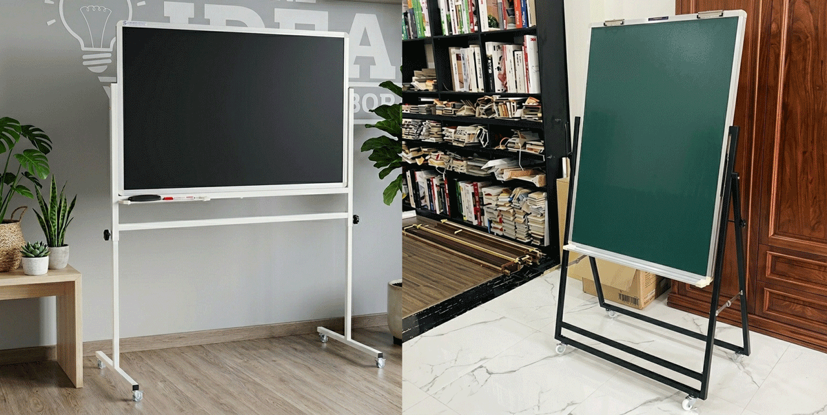 Bảng viết phấn cho học sinh có chân