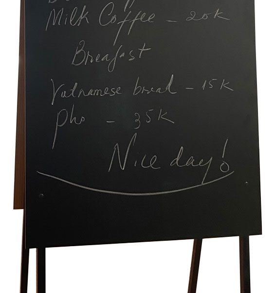 BẢNG MENU CÀ PHÊ 2 MẶT 60X80