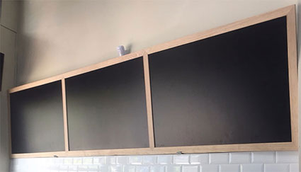 Bảng đen khung gỗ 120x160cm (Mời xem thêm kích thước khác trong mô tả)
