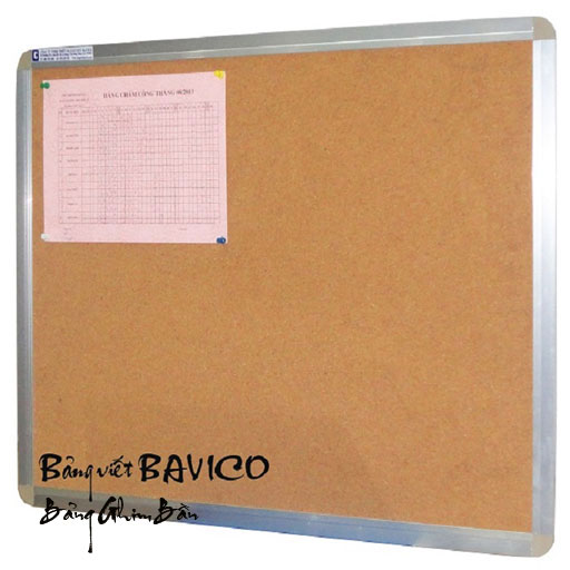 Bảng văn phòng - Bảng ghim bần BAVICO kích thước 80x120cm (Xem thêm các kích thước khác)