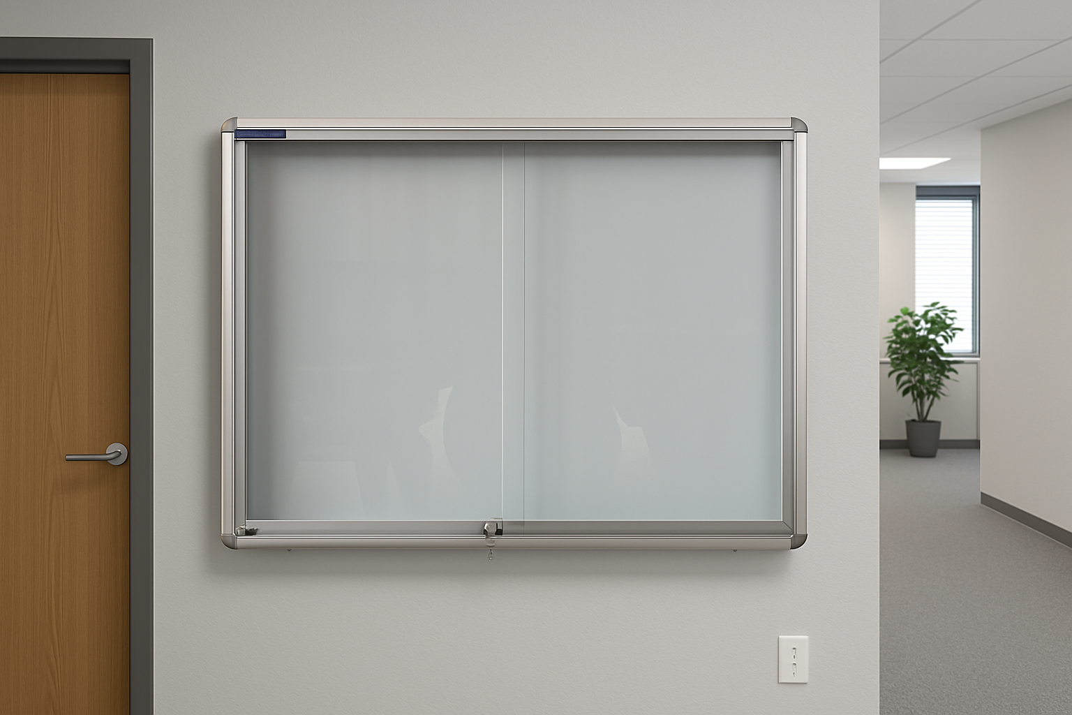 Bảng Thông Báo Hộp Nhôm Kính - Ảnh 4