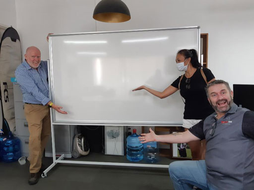 Bảng trắng di động từ Hàn Quốc KT80x120 ( Xem thêm kích thước khác) - Ảnh 3