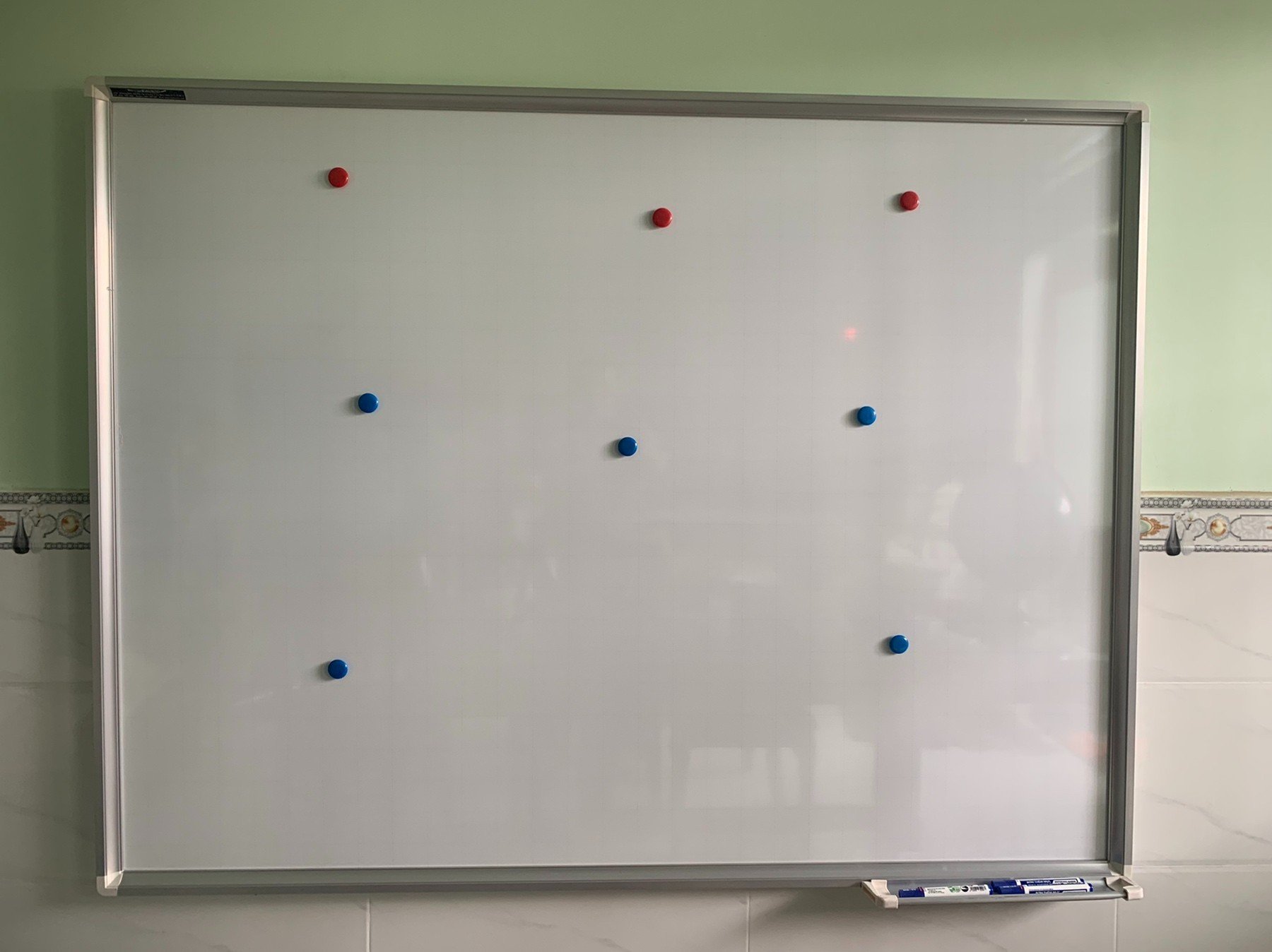 Bảng trắng viết bút lông treo tường từ Hàn Quốc KT80x120cm ( Xem thêm kích thước khác) - Ảnh 6