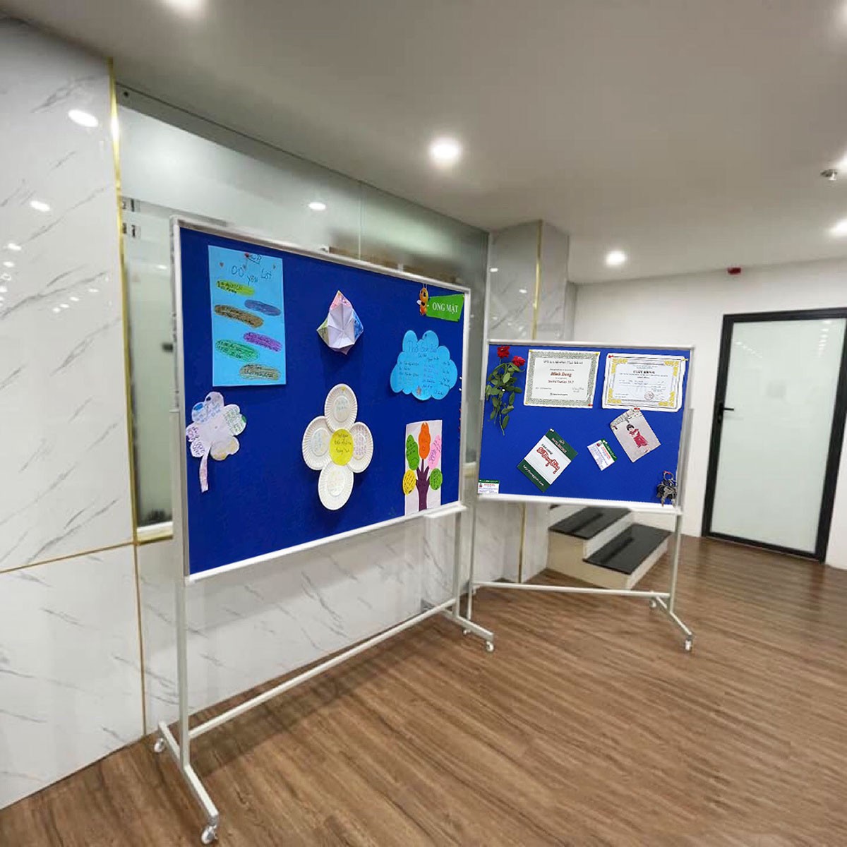 Bảng thông báo có chân di động KT 80x120cm - Ảnh 3