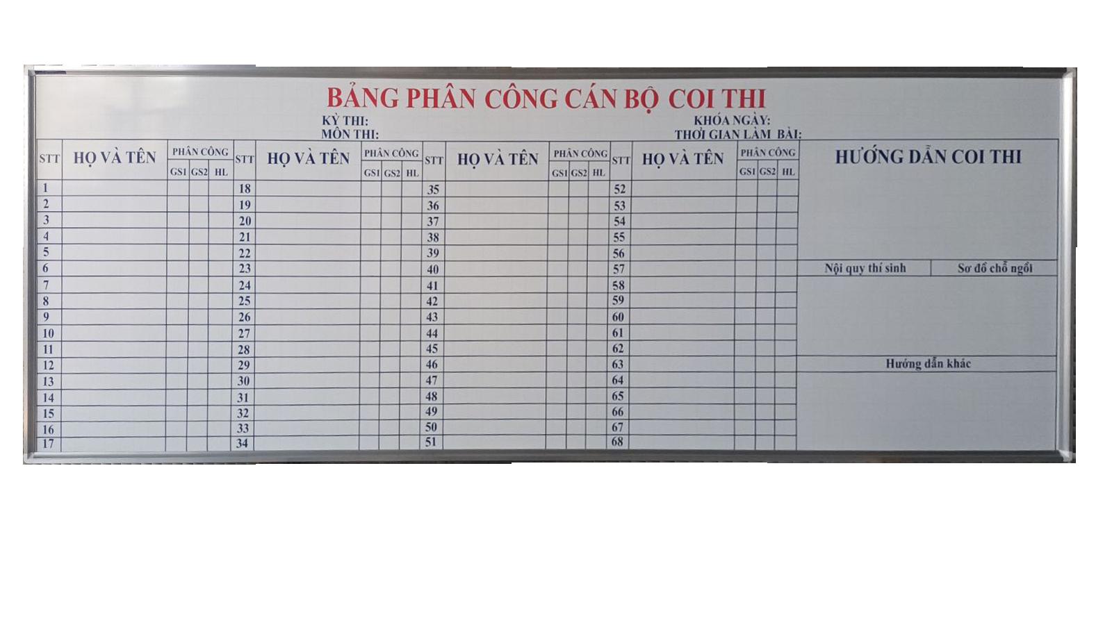 Bảng Mica thông báo - Ảnh 3