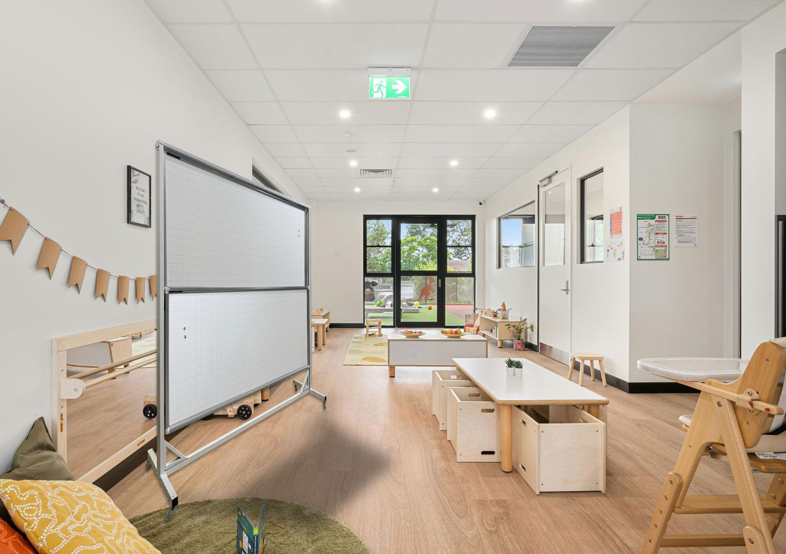 BT-DD - Bảng trượt đứng di động có từ - Ảnh 4