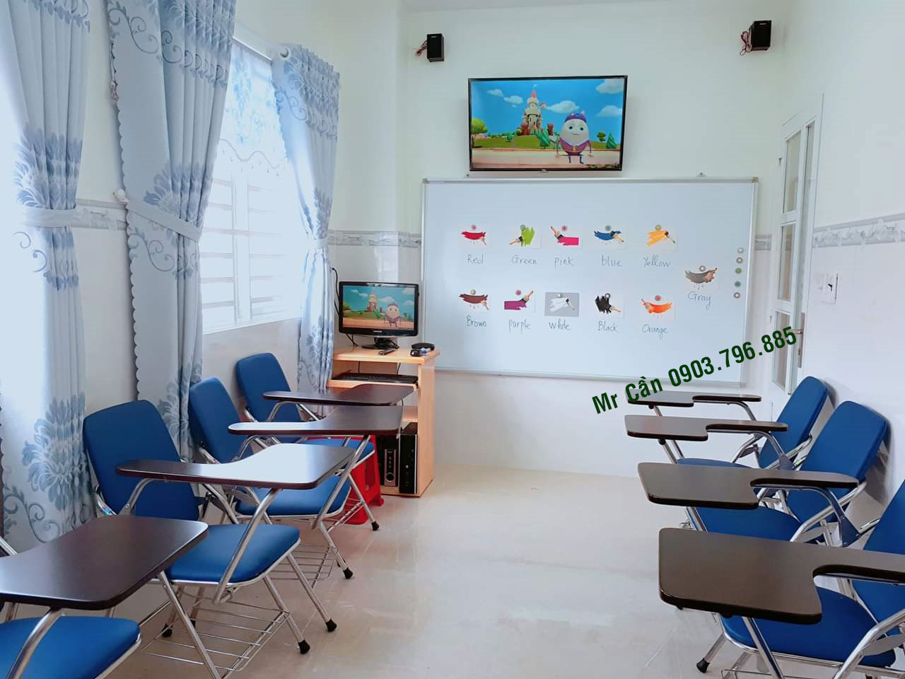 Bảng trắng từ Hàn Quốc kích thước 80x120cm (xem thêm các cỡ khác) - Ảnh 3