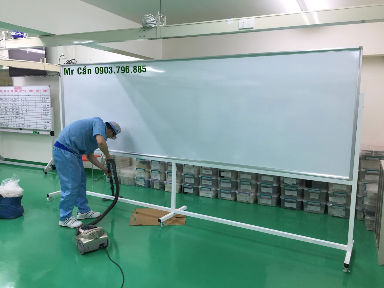 Bảng trắng hai mặt Từ Hàn Quốc có chân 80x120cm (Click xem giá kích thước khác) - Ảnh 2