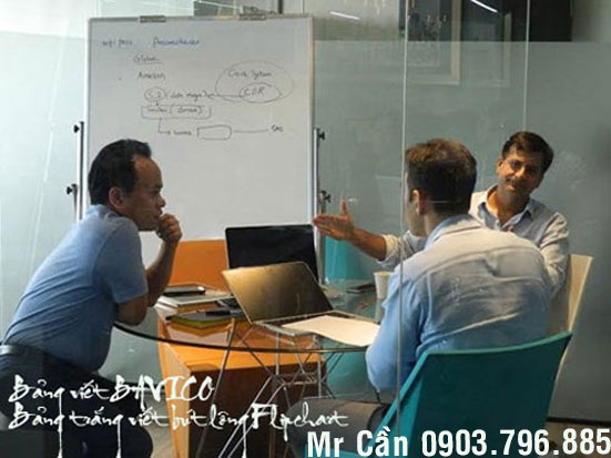 Bảng trắng từ flipchart viết bút lông kích thước 80x120cm (Click xem kích thước khác) - Ảnh 5