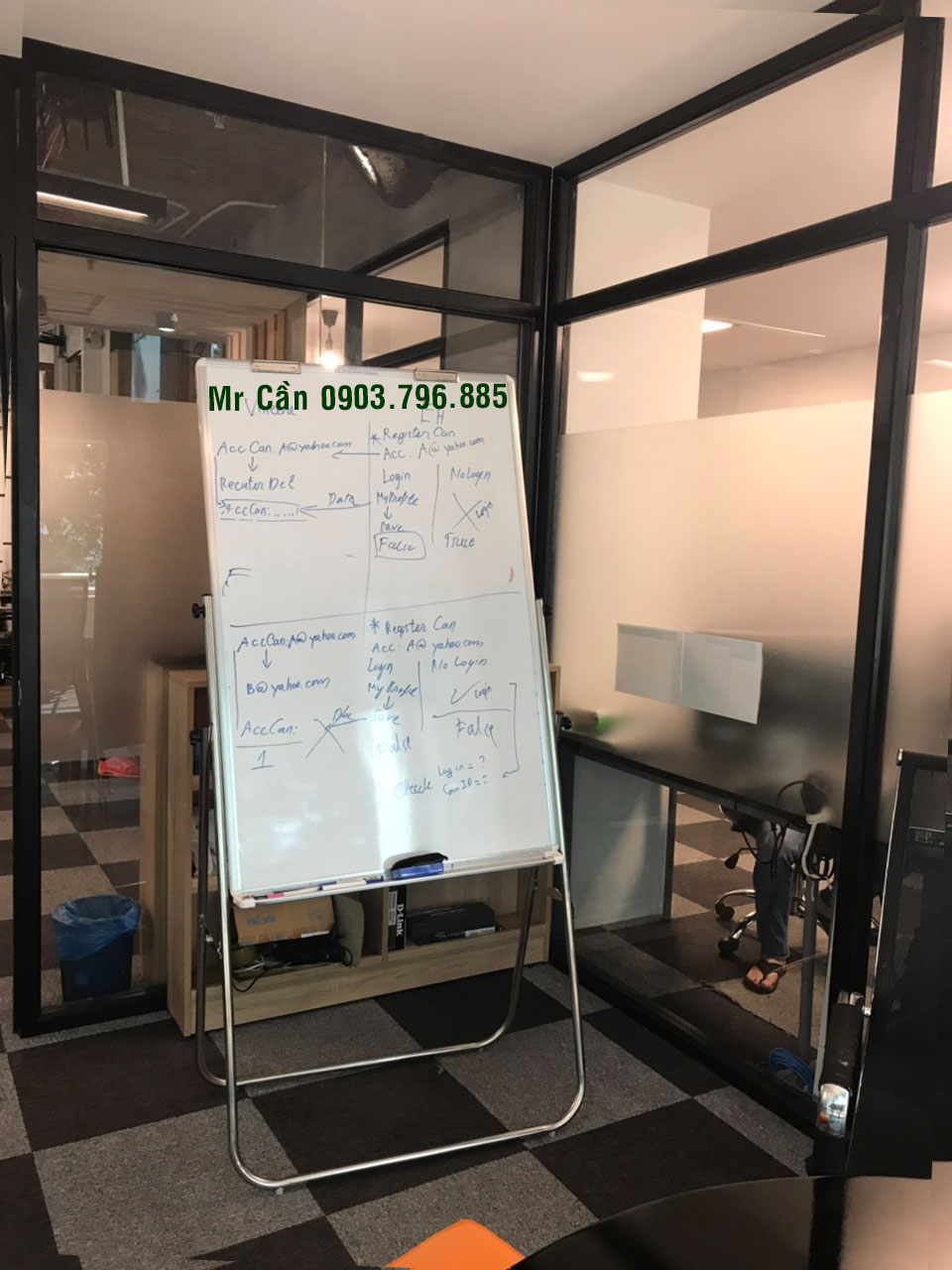 Bảng trắng từ flipchart viết bút lông kích thước 80x120cm (Click xem kích thước khác) - Ảnh 6