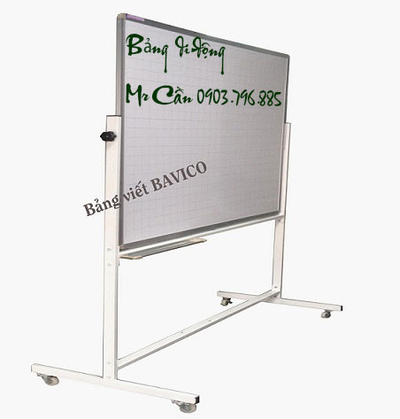 Bảng trắng ấn độ di động hai mặt cao cấp kích thước 80x120cm (xem thêm các kích cỡ) - Ảnh 3