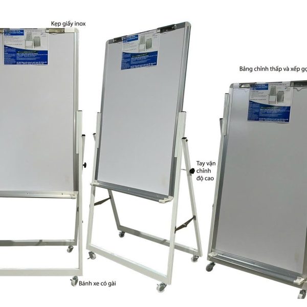 bảng viết bút lông Flipchart F3 chân gấp gọn