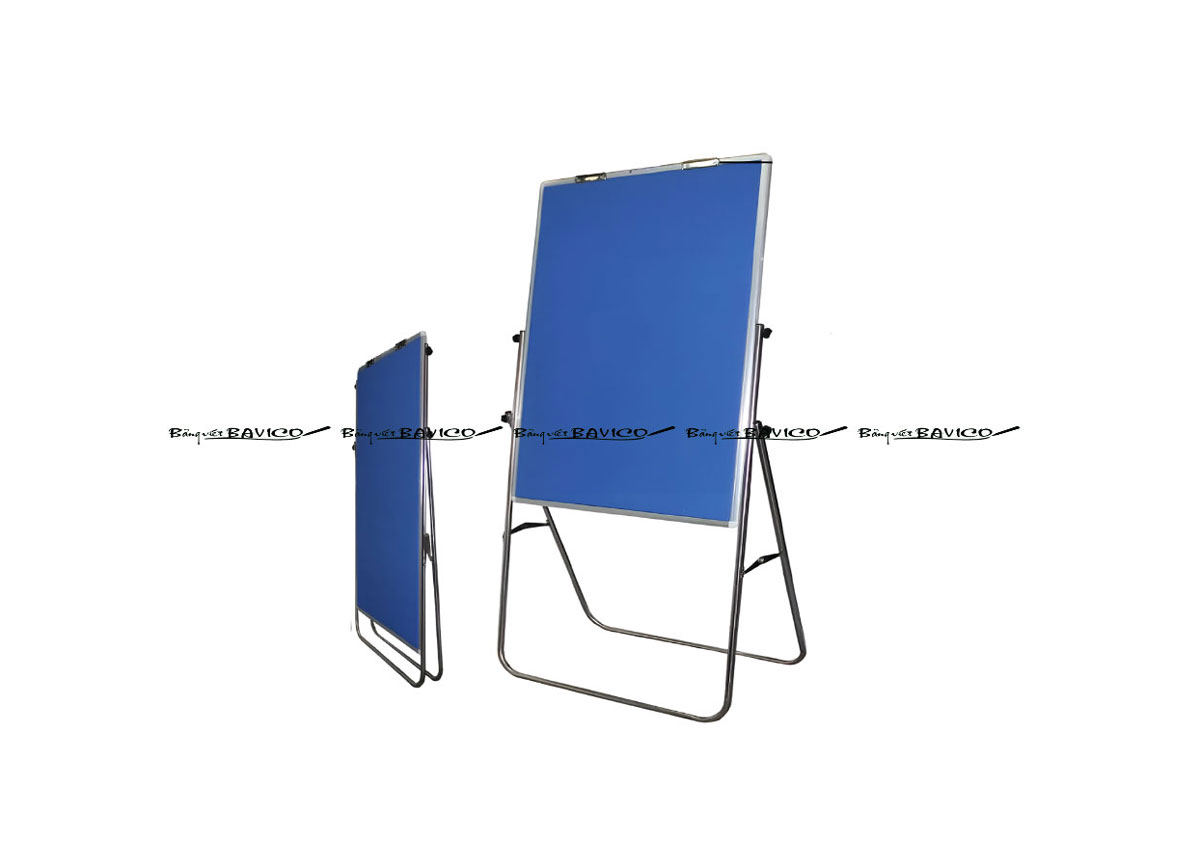 bảng ghim nỉ có chân xếp