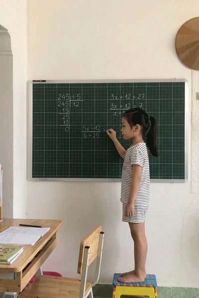 Bảng viết phân Hàn Quốc