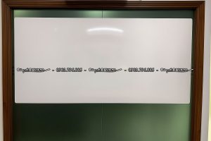 Bảng Greenlam không khung dán tường