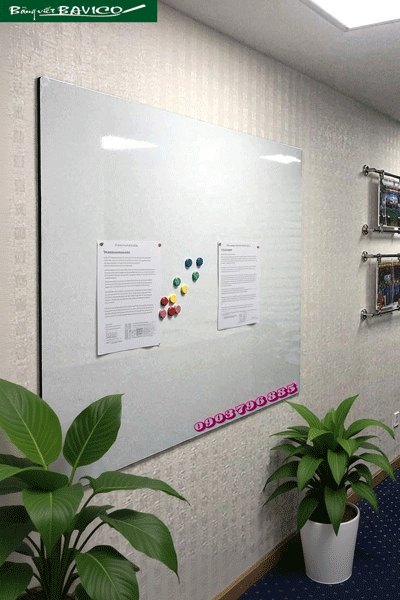 Bảng trắng dán tường không khung