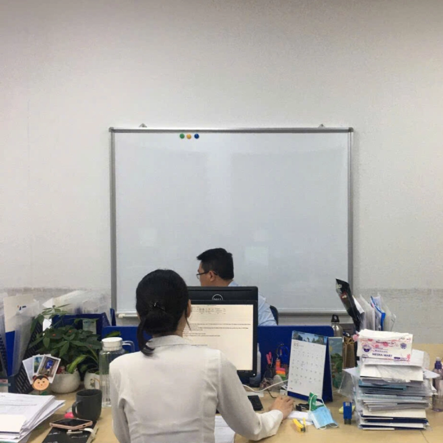 Bảng trắng treo tường đày đủ kích thước