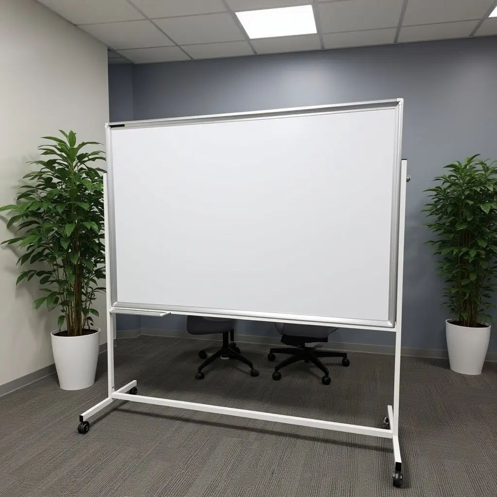 Bảng trắng viết bút lông nhập khẩu Polytaiwan di động chân chữ H - Khung sắt sơn tĩnh điện vững chãi, bánh xe Taiwan có khóa. Sản phẩm Bavico bảo hành 12 tháng, giao nhanh 2h tại TPHCM.