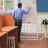 Bảng trắng có chân xếp
