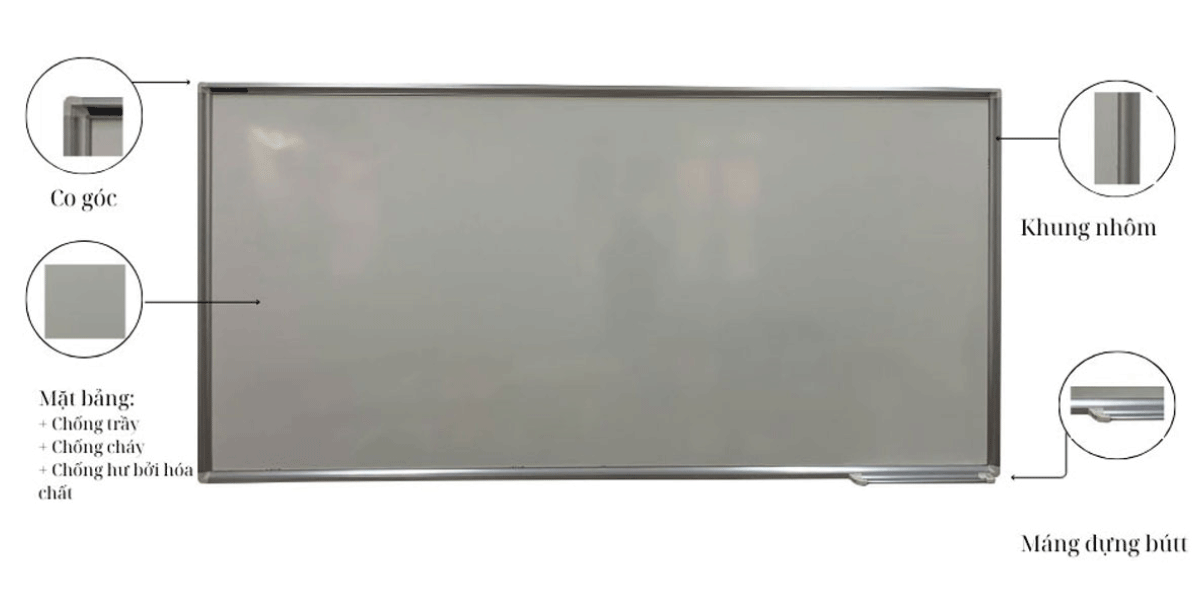 Bảng từ treo tường Ceramic